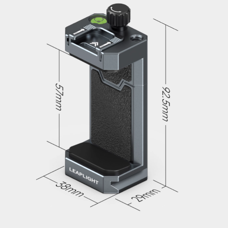 Metal phone holder tripod, universal photography and video live streaming fixed bracket accessories