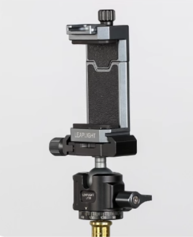 Metal phone holder tripod, universal photography and video live streaming fixed bracket accessories